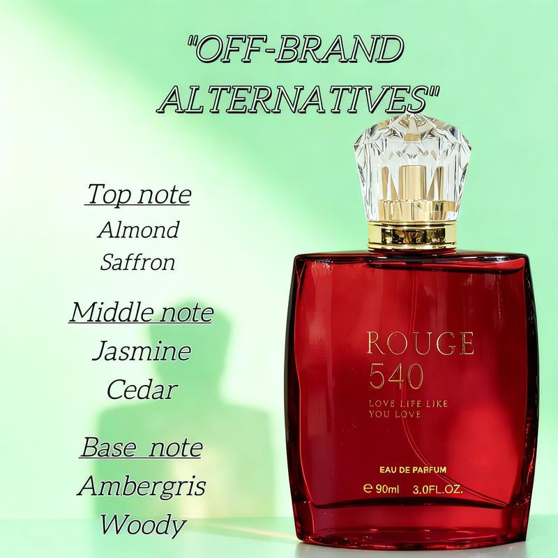 Baccarat Rouge 540 EDP | 90Ml with Iconic Red Crystal & Diamond Cap | an Opulent & Long-Lasting Long Lasting Women Perfumes Cologne Lush Body Spray